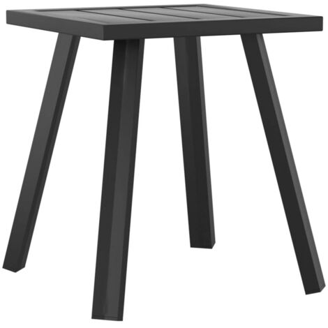 Gartentisch Anthrazit 34x34x38 cm Stahl