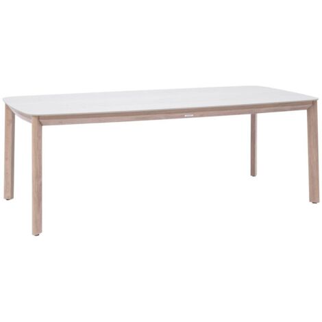 Gartentisch Nelora 8-Sitzer 100x210cm beige - Hespéride