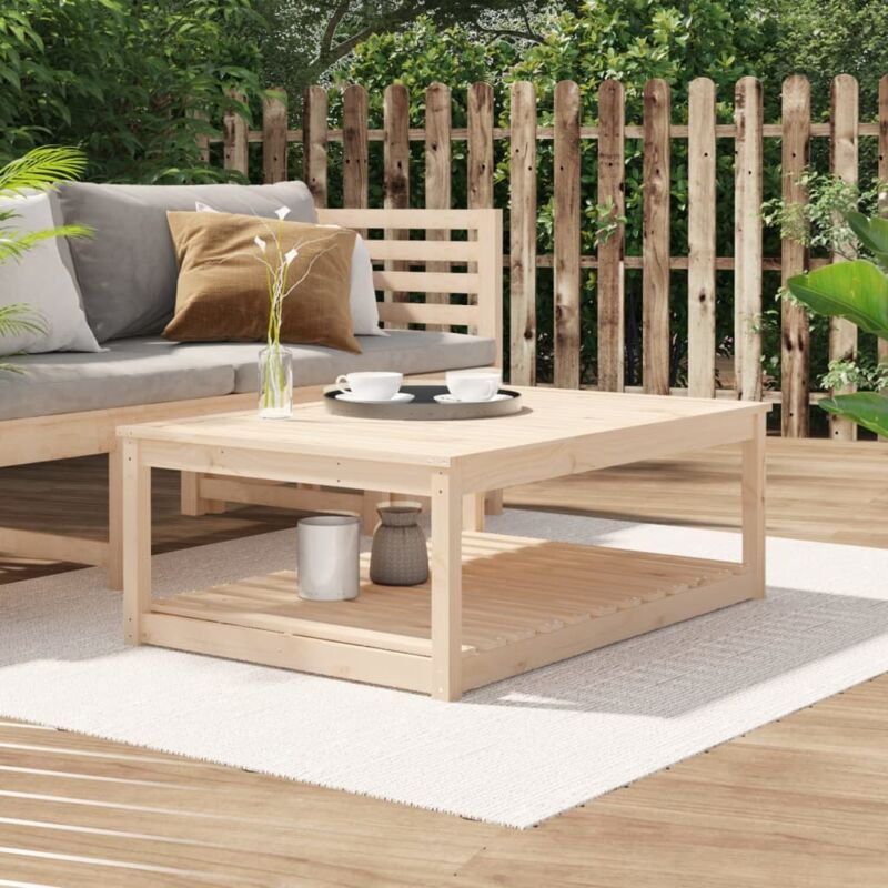 Gartentisch 121x82, 5x45 Cm Massivholz Kiefer - Vidaxl