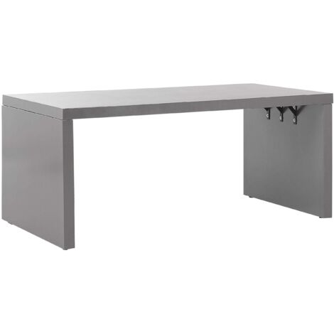 Gartentisch TARANTO 180 cm 90 cm Beton Grau