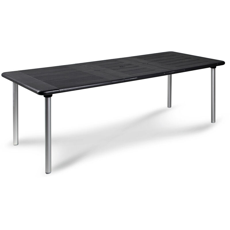 Best Freizeitmöbel - Gartentisch m.Aluminiumgestell und ausziehbarer Tischplatte