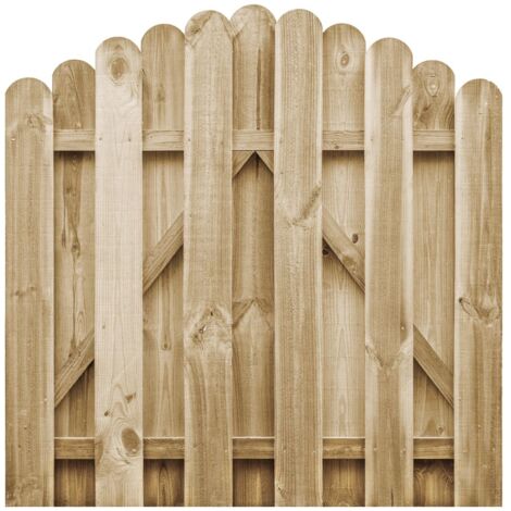 Gartentor Imprägniertes Kiefernholz 100x100 cm vidaXL