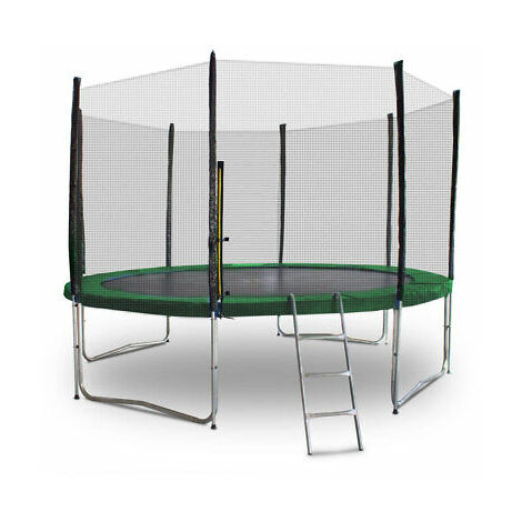 Gartentrampolin Trampolin 305cm Modell 2019 Randabdeckung Dunkelgrün