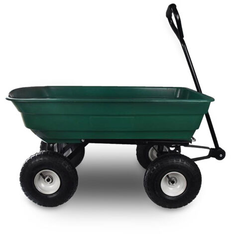 Gartenwagen Transportwagen Handwagen Bollerwagen Wagen Anhänger kippbar 200 kg 75L