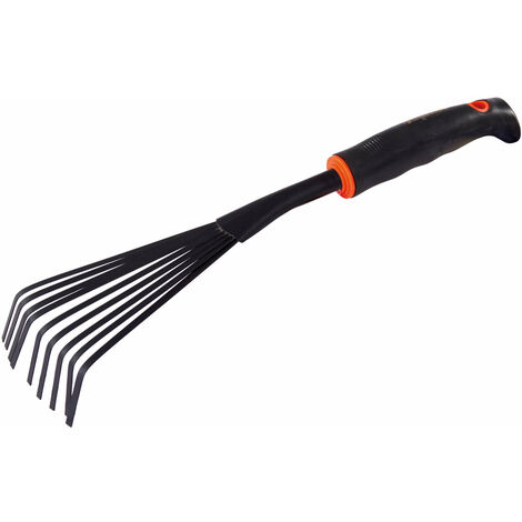 Gartenwerkzeuge in hohem Widerstandstahl mit Brixo Hercules Plastikgriff - Scopa 9 denti