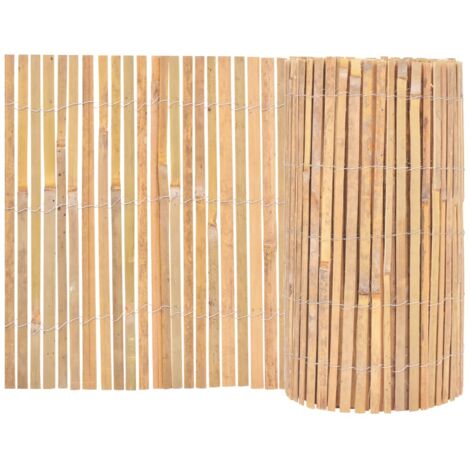 Gartenzaun Bambus 1000×50 cm vidaXL