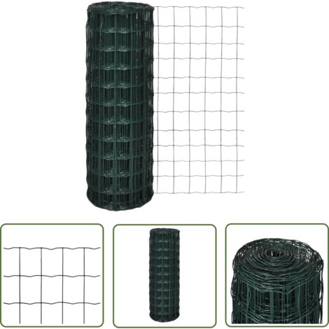 Gartenzaun Maschendraht Gitterzaun Schweißgitter 10x0,8 m - Gartenzaun - Maschendrahtzaun - Metallzaun - Stabiler Zaun - Gartenzäune