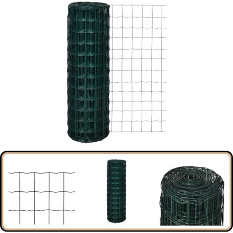 Gartenzaun Maschendraht Gitterzaun Schweißgitter 10x1,2m - Gartenzaun - Maschendrahtzaun - Metallzaun - Stabiler Zaun - Gartenzäune