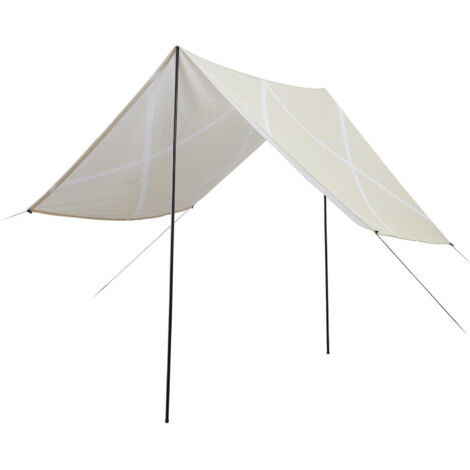 GARTENZELT beige 3x1,7x2 m Polyestermaterial