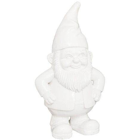 Gartenzwerg Anao H42cm - Weiß