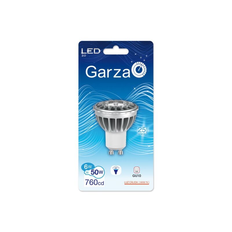 

Garza 400719 - Bombilla LED GU10, 6 W