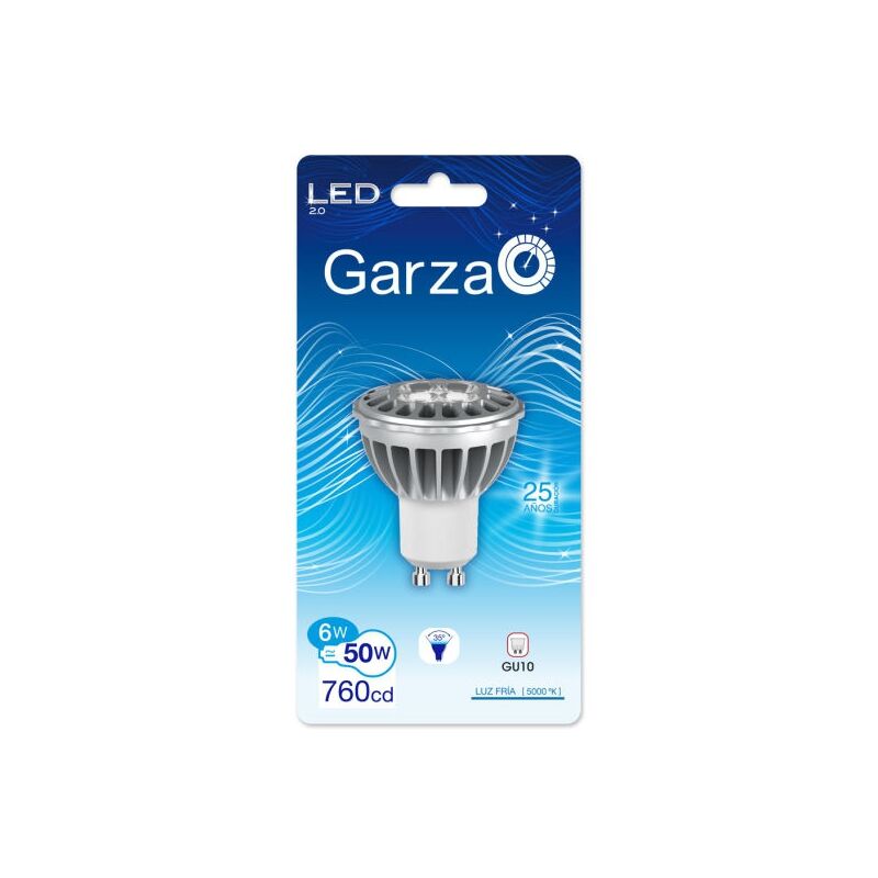 

Garza 400720 - Bombilla LED GU10, 6 W