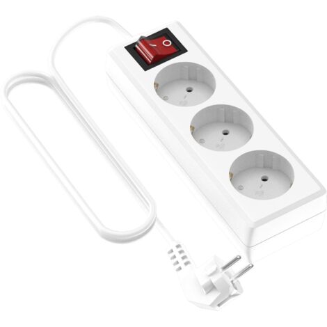 Garza 420019 Base Multipla, Bianco, 3 metros