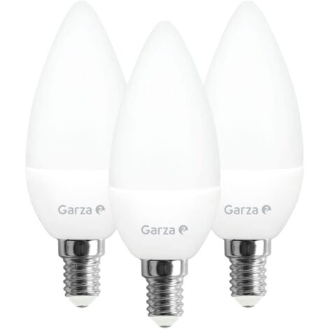 Garza Bombilla Led esférica Caja 3 unidades E14/4,2W Luz cálida