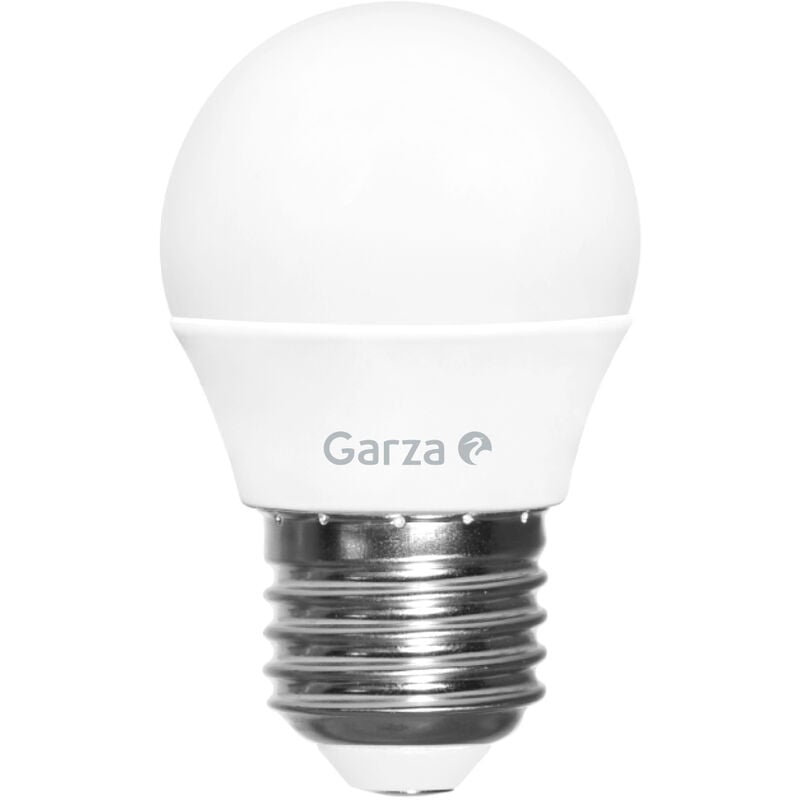 

Garza ® - Bombilla Led Esférica, Luz fria 6500K, Casquillo E27, 8W 810 lúmenes