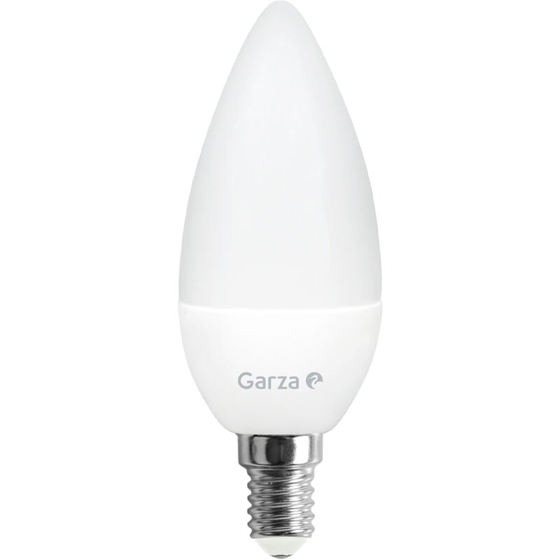 

® - Bombilla Led Vela, Luz fria 6500K, Casquillo E14, 8W 810 lúmenes - Garza