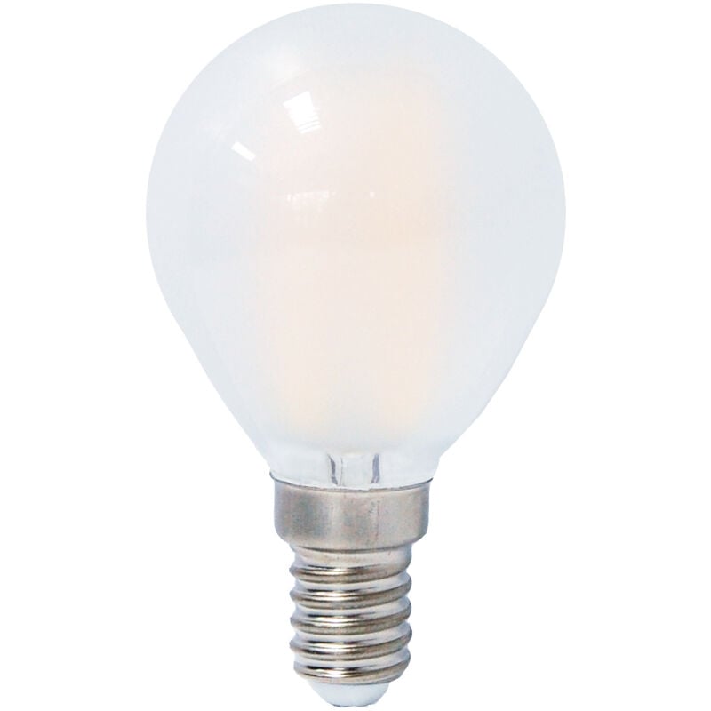 

Garza ® - Bombillas Led de Filamento Opal Decorativa Esférica, Luz cálida 2700K, Casquillo E14, 4W 470 lúmenes