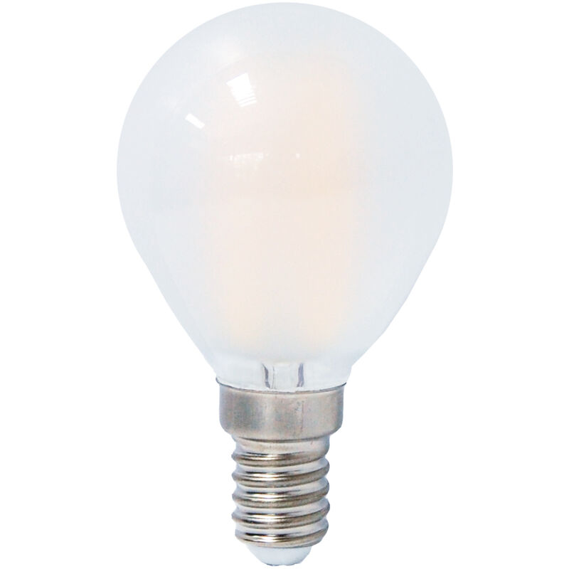 

Garza ® - Bombillas Led de Filamento Opal Decorativa Esférica, Luz fria 5000K, Casquillo E14, 4W 470 lúmenes