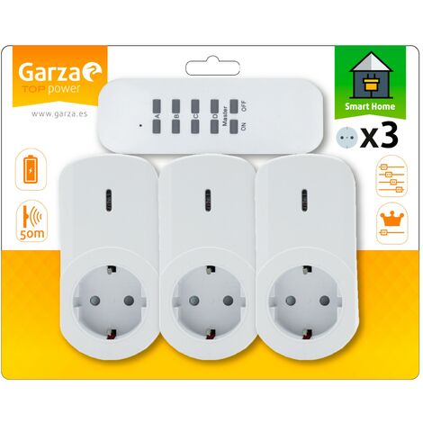 Garza - Tomas Teledirigidas Y Mando Control Remoto De 4 Canales, Blanco, 3680 W, Set De 1 Piezas