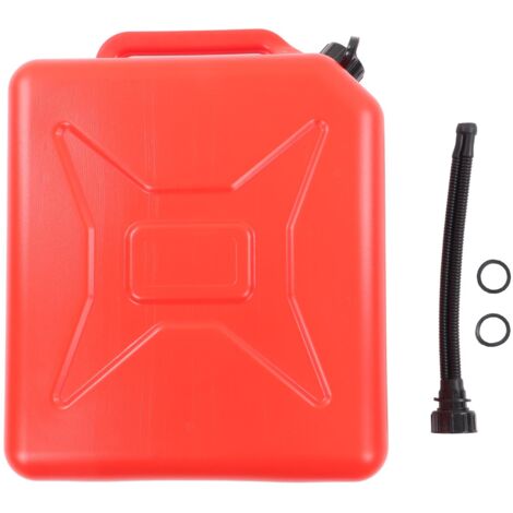 Gas Can 5.2 Gallon 20L Jerry Can Fuel Container High Strength Flame Retardant HDPE with Scale Non Static Food Grade