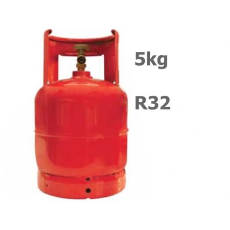 GAS CLIMATIZZATORE REFRIGERANTE R32 BOMBOLA DA 5KG MADE IN ITALY RICARICABILE
