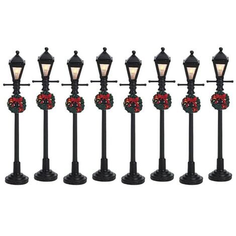 LEMAX Gas Lantern Street Lamp Set of 8 Cod. 64500