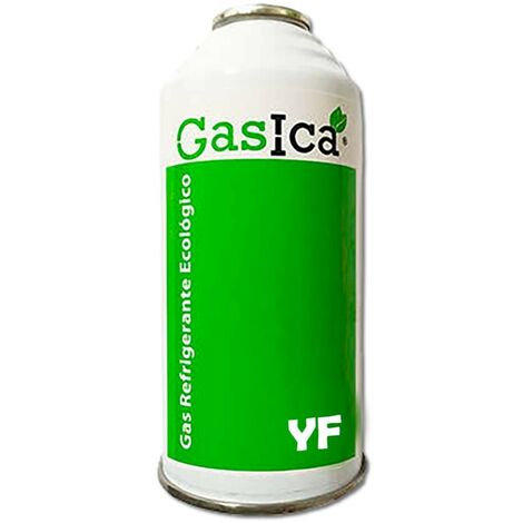 Gas Refrigerante Gasica YF sustituto del gas R1234YF para Automoción