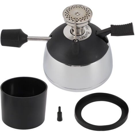 Gasbrenner für Kaffee, kippsicherer Edelstahlbrenner, ideal für Camping und Outdoor-Aktivitäten