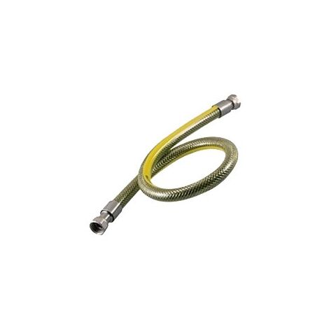 Gasclik® raccord flexible inox avec écrou tournant - 100 cm - HECAPO Dimensions: 1/2" x 20/150