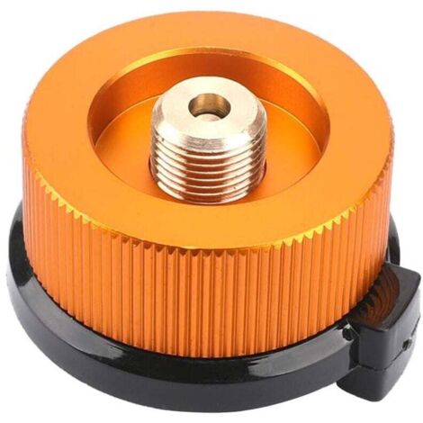Gasflaschenadapter, sicherer und langlebiger Kocheradapter, Gaskonverter-Kopfadapter für Butangasflaschen, Schraubadapter für Gaskartuschen, Kolbenadapter