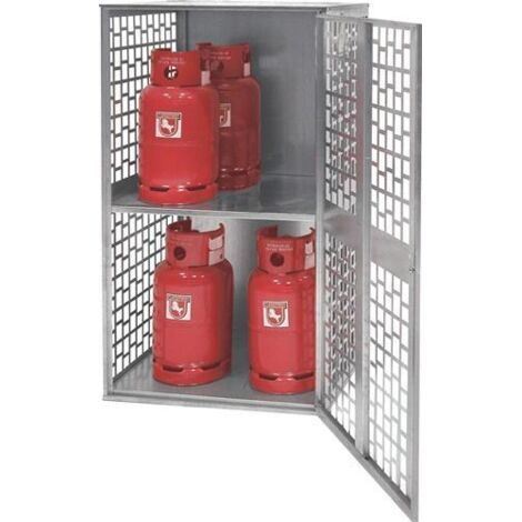 Gasflaschendepot B1680xT690xH1475mm verz.geschl.BAUER