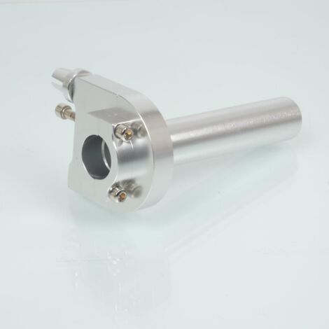 Gasgriff mit Schnellzug Ø22mm one für Motorrad Enduro Cross Chrom