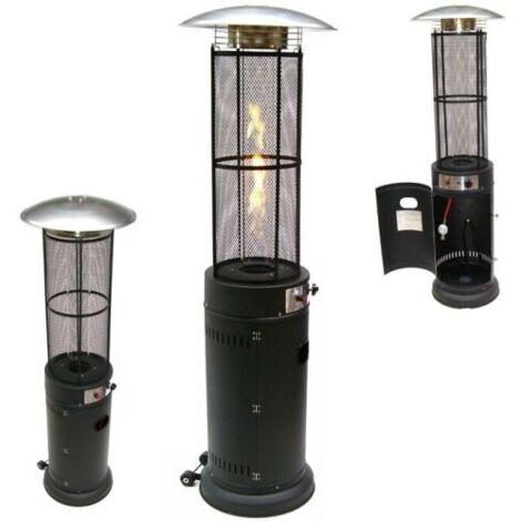 Gasheizer Feuersäule Terrassenheizer 56703 Gas-Heizstrahler 11kw Heizpilz Heizer