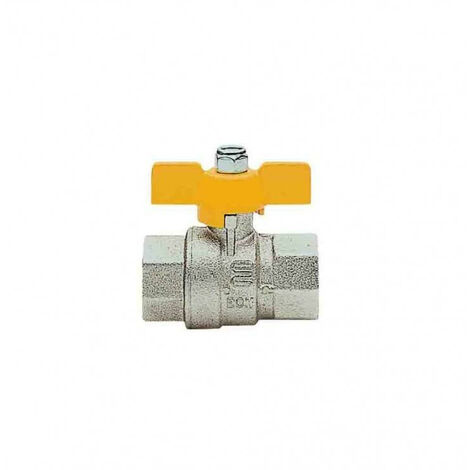 Gaskugelhahn mit Aluminiumhebel