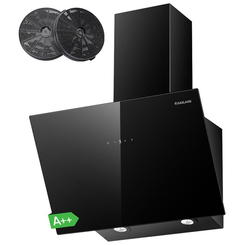 Gasland Chef - gasland AR60BS Hotte aspirante sans tête 60cm, Hottes aspirantes silencieuses, évacuation d'air eek a++, 577 m³/h, Verre noir 9