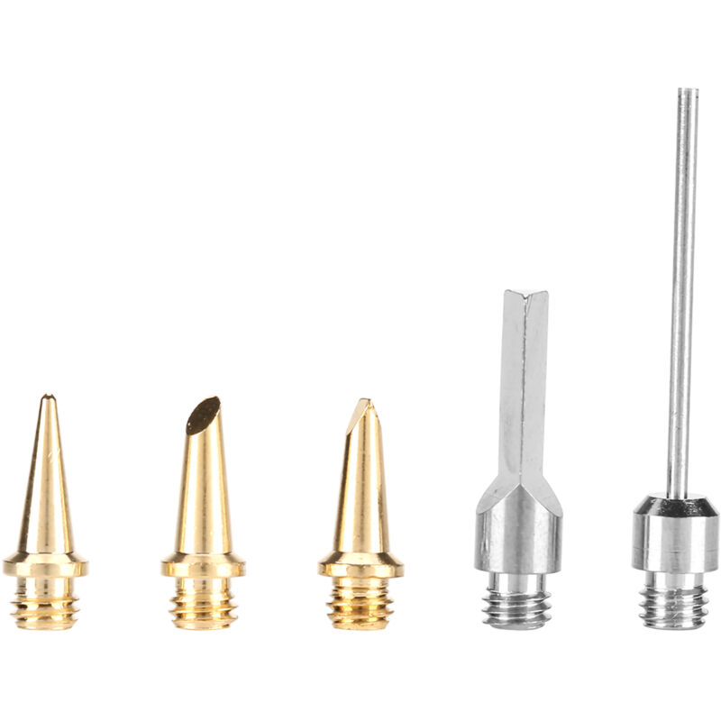 Image of Gaslötkolben-Set, 5-teilig, Empfehlungen für Lötspitzen, elektrische Lötspitzen