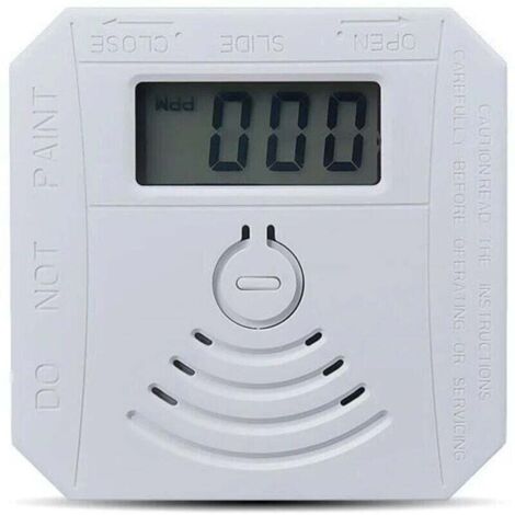 Gasmelder, kombinierter Kohlenmonoxid-Rauchmelder, batteriebetriebener CO-Rauchmelder mit Display