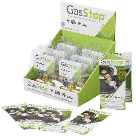 Gasstop notabsperrventil fur propangasflaschen se 0885 ngo lh pol g10 6er im display
