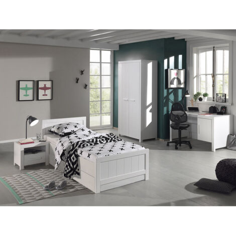 GASTON - Chambre 90x200cm + Armoire 2P + Bureau