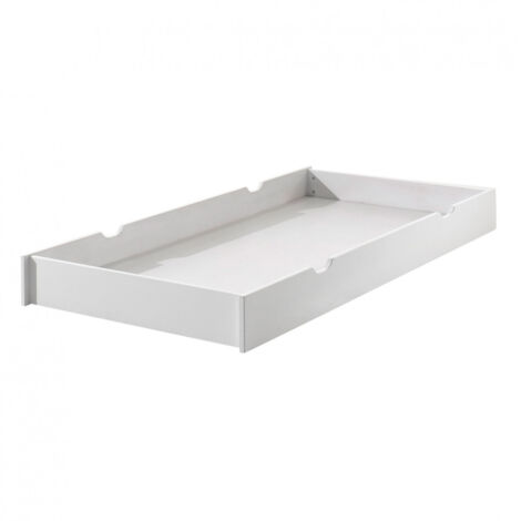 GASTON - Tiroir pour Lit 90x200cm Laqué Blanc