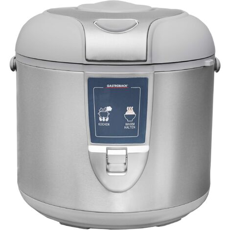 Gastroback 42507 Cuociriso Argento e Bianco 3 Litri