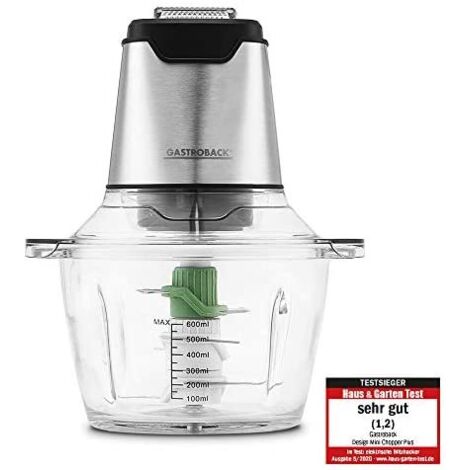 Gastroback Design Mini Chopper Plus 40961 edelstahl