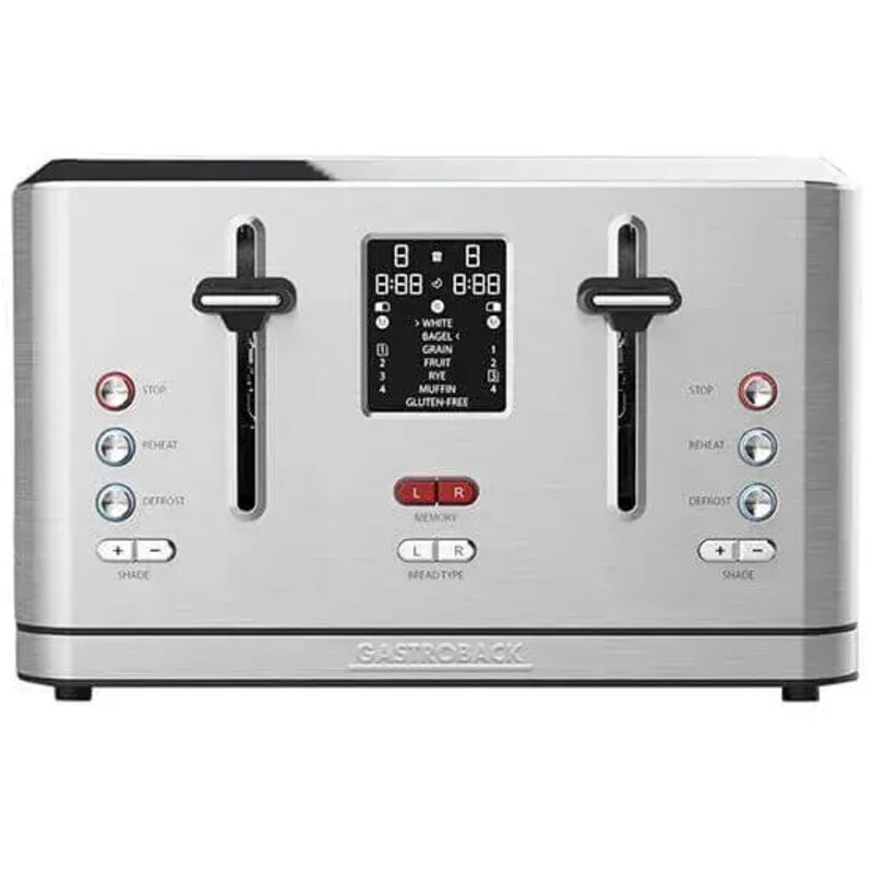 Gastroback Design Toaster Digital 4S - Silver