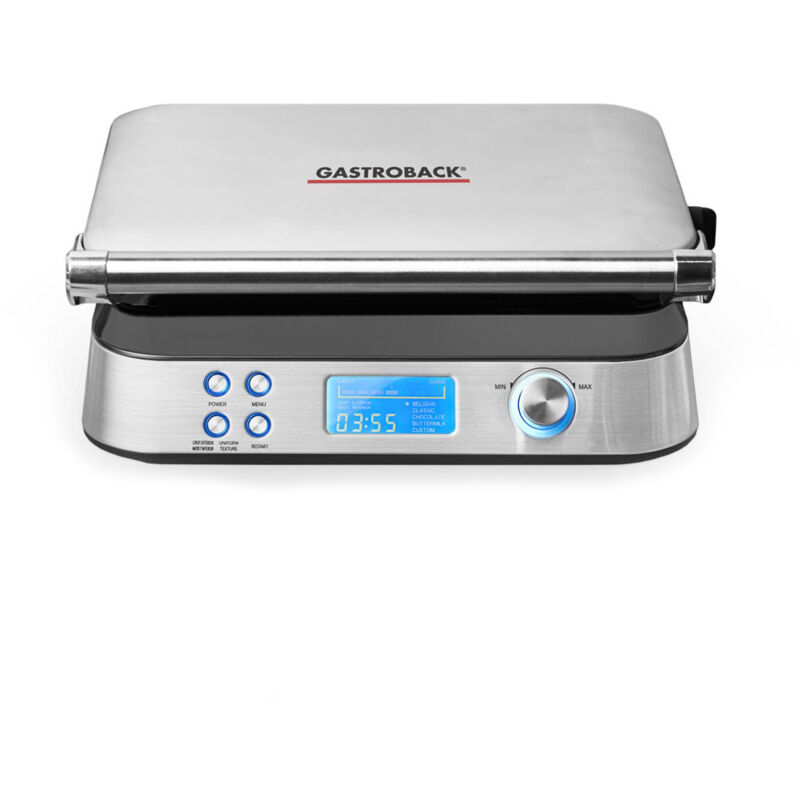 Gastroback Waffle Iron Advanced Control - Silver