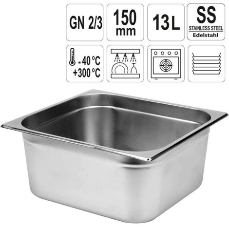 Gastronormbehälter GN 2/3 H150MM 12 L YG-00304