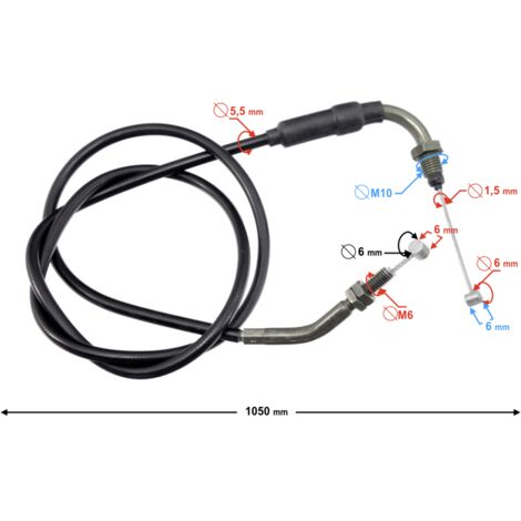 Gaszug für Hyper 125 Einspritzung