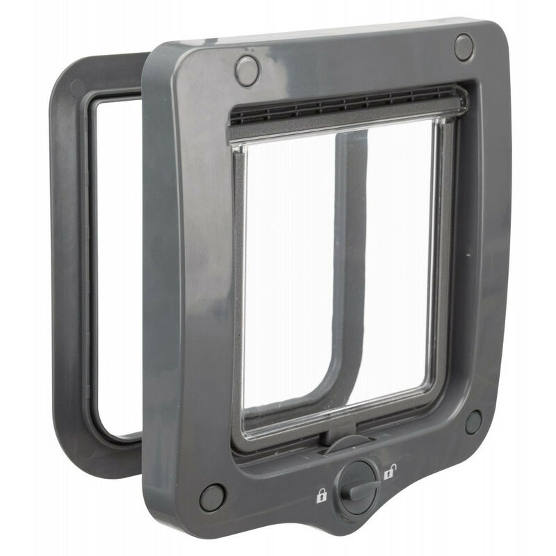 

Gatera, 2 posiciones, gris, 20 × 22 cm exterior, para gatos.