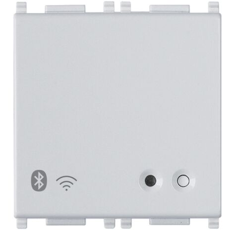 Gateway connesso Vimar Plana silver 14597.sl 2 moduli