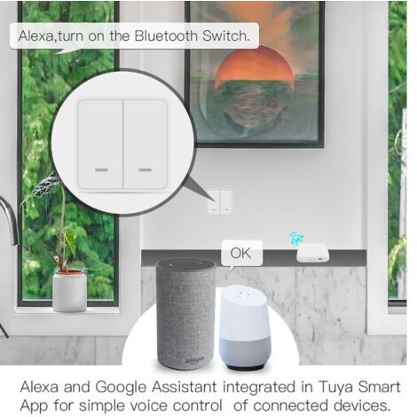 Gateway ZigBee 3.0 + Bluetooth BLE Mesh, TUYA, Smart Life, 1A, 5V, 61X61X16mm, IP20, SHZ3300