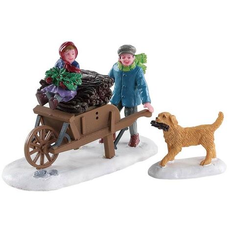 Gathering Kindling Set of 2 Cod. 82596